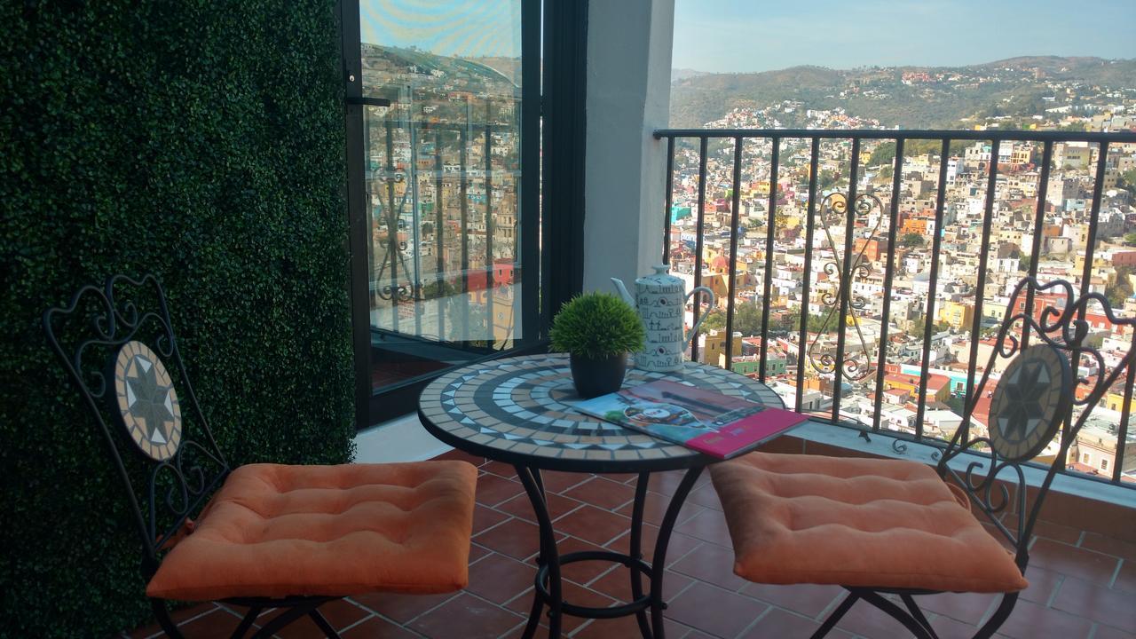 Apartamento Con Terraza A Un Lado Del Monumento Del Pipila Hotel Guanajuato Buitenkant foto